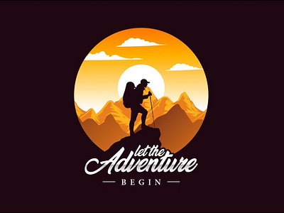 Let the Adventure Begin! NFT Vector Illustration