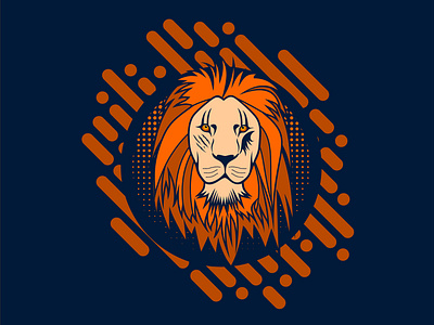 Lion NFT Vector Illustration (Option #4)