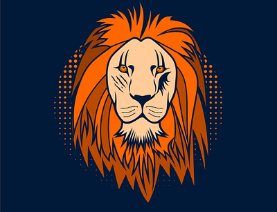 Lion NFT Vector Illustration (Option #6) artwork crypto art crypto artwork design graphic design illustration nft nft art nft artwork vector art vector illustration