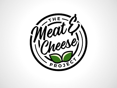 The Meat & Cheese Project - Logo Design abstract logo artwork black and green logo branding business logo business logo design clean logo design combination mark logo creative logo design design emblem logo design food brand logo design food logo design graphic design logo logo design minimal logo design professional logo desing simple logo design