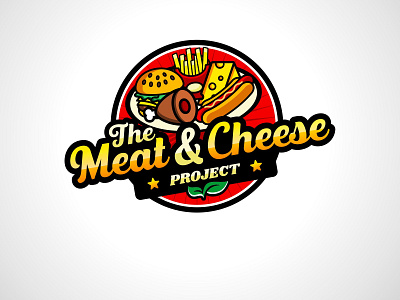 The Meat & Cheese Project - Logo Design (Sample-2) artwork branding design graphic design logo logo design