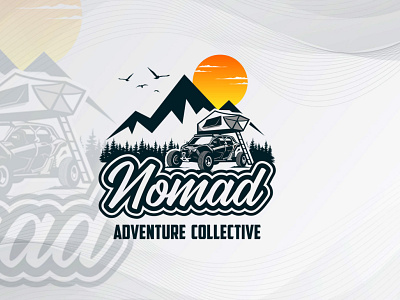 Nomad Adventure Collective - Logo Design - Project -Concept # 4