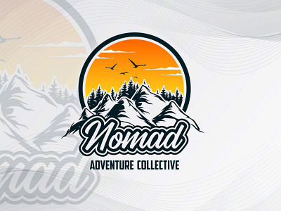 Nomad Adventure Collective - Logo Design - Project -Concept # 5