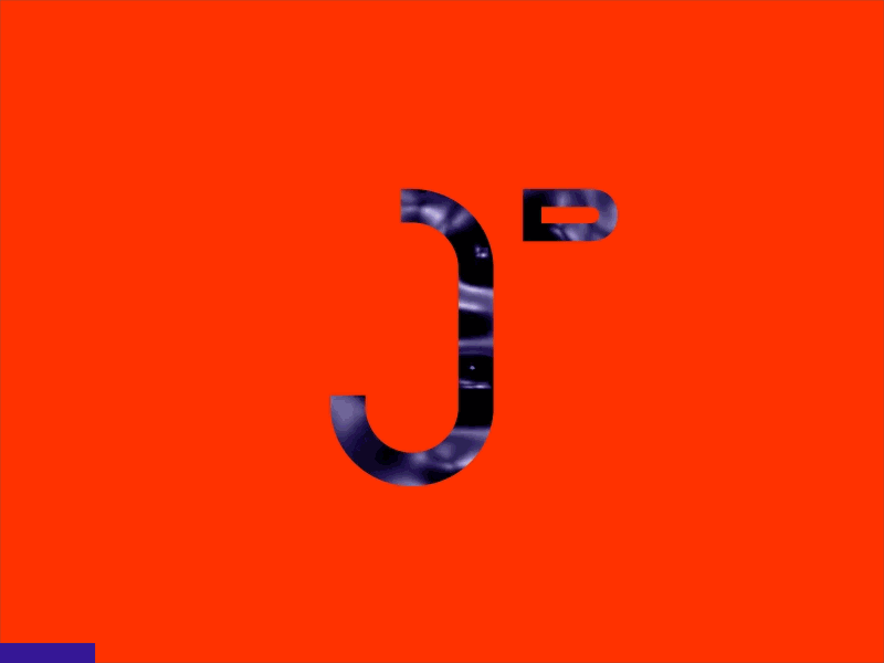 Animated J animation digital flat j letter logo motion