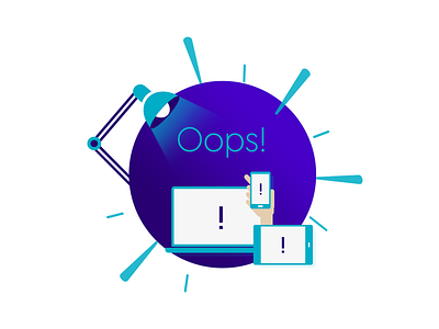 404 Page not found 404 digital error illustration not found ui ux web