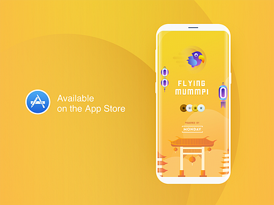 Flying Mummpi - App Store appstore digital flat game illustration redesign