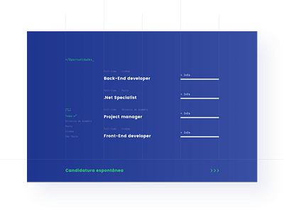 Job list careers digital job list minimal ui ux web