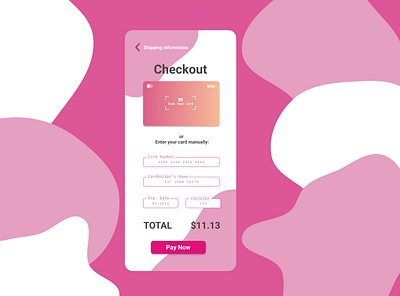 dailyui #002: credit card checkout dailyui ui ux