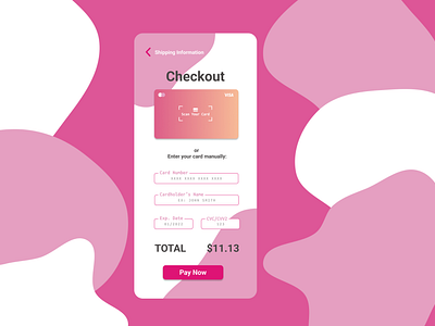 dailyui #002: credit card checkout