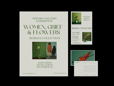 Women, Grief and Flowers Collection branding editorial graphic design publication typo typography visual