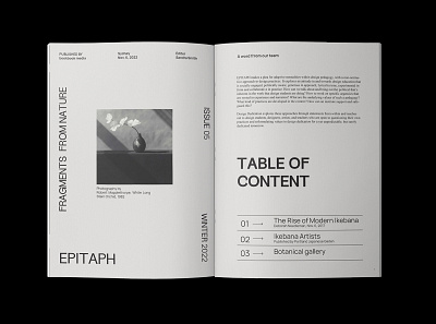 Epitaph Magazine book branding design editorial graphic design illustration publication typography