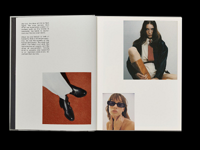 Book / Magazine Mockup book cover design editorial fashion layout magazine publication typography writer