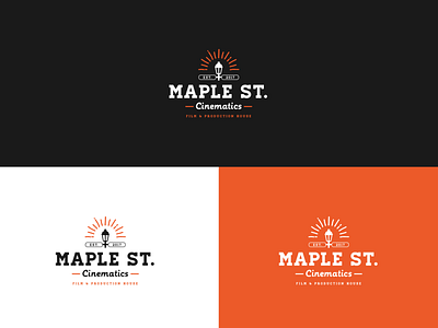 Maple St Logo branding branding concept design font graphic design graphic design logo lockup logo logo a day typography vector work in progress