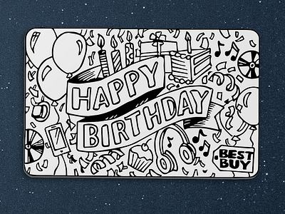 Gift Card Concept design graphic design hand lettering illustration lettering