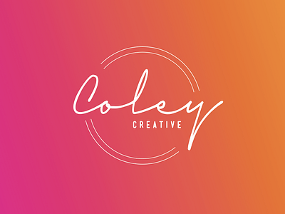 Coley Creative Logo Concept 1 art branding design font graphic design hand lettering illustration lettering lockup logo typography vector