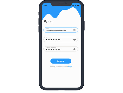 Sign up page appsignuppage design signuppage ui