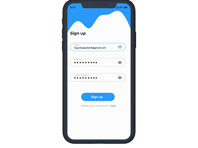 Sign up page appsignuppage design signuppage ui