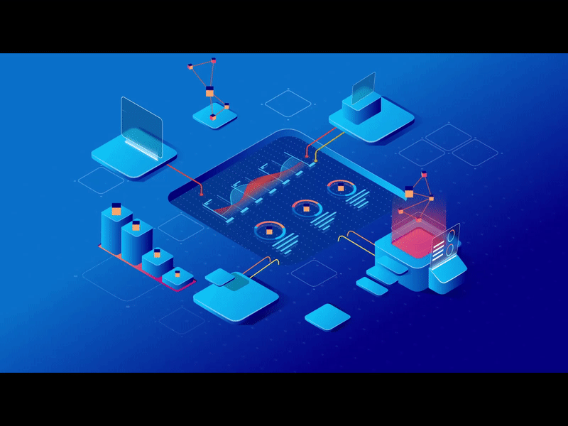 Isometric Infographics after effect after effects animation animated animation data visualization gif infographic isometric isometric design isometric illustration logo ui ux