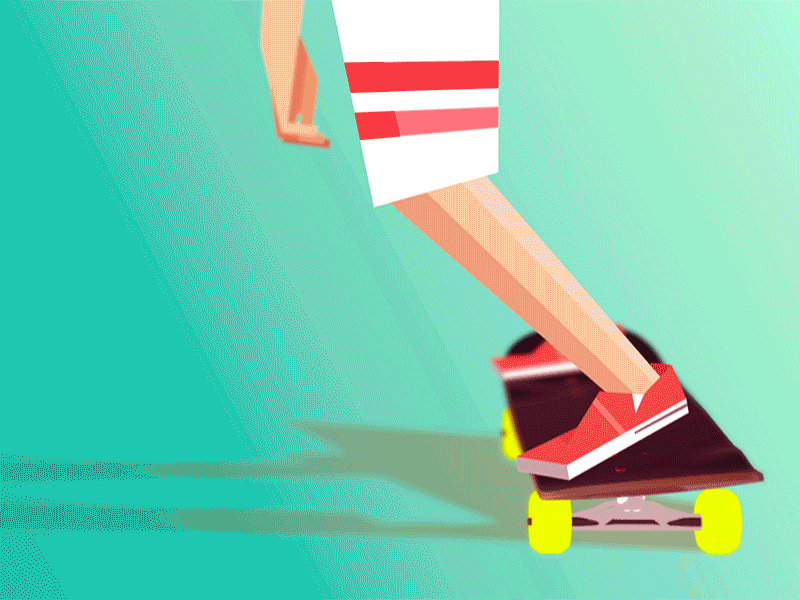 Skateboarding after effect animated animation boarding gif illustration motion animation outdoor shot skate board sports