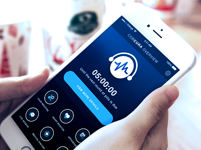 CORCURA - Medical care iOS app ios iphone6 login page medical app medicine overview ui ui design urgent care