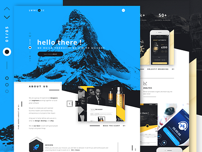 LVIVCODE - Our landing page v2 agency website development landing page new york ui ui design