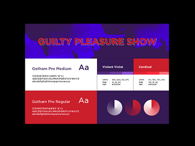 Guilty Pleasure Show branding design illustration logo ui ux