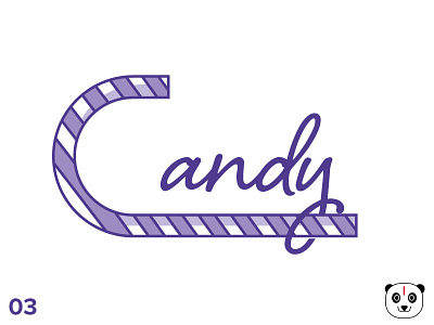 Candy candy everydays icon typography