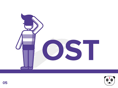 Lost icon logo lost minimal