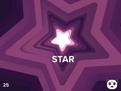 Star artcoin pattern purple star