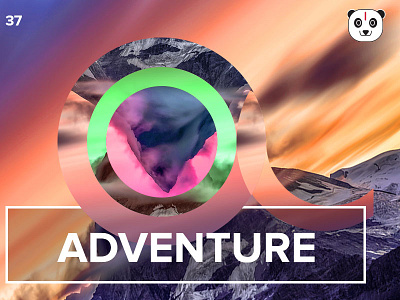 Adventure a adventure mountain stock