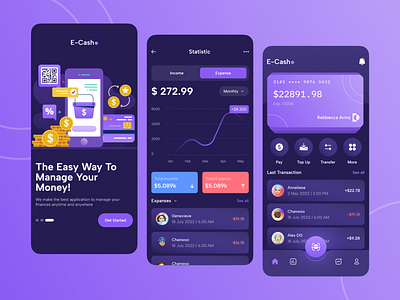 E-Cash - Finance App