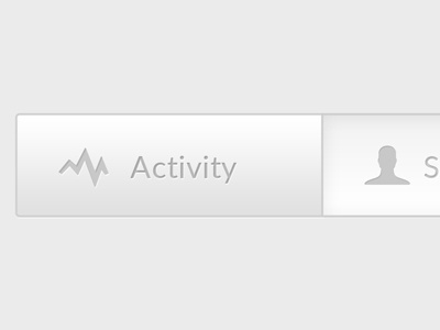Activity button activity button dashboard grey ui