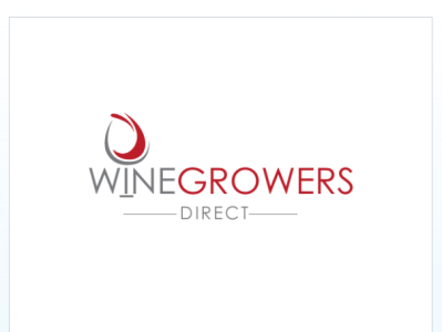 Elegant, Professional Logo Design for WineGrowersDirect branding design logo typography vector