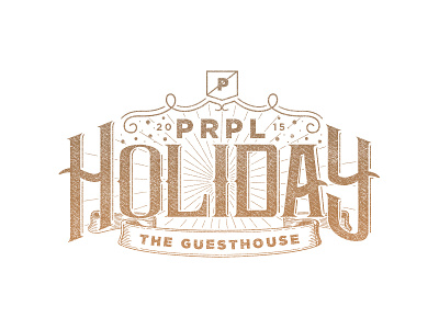 PRPL Holiday Menu 2015 2015 christmas handlettering holiday illustration prpl