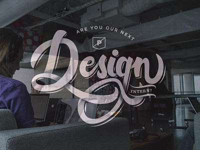 Creative Internship Available creative design designer hand internship lettering looking
