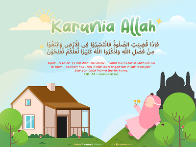 Karunia Allah - Poster character ilustrasion ilustration posters