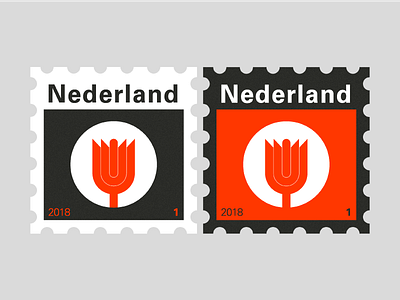 Dutch post stamps dutch flat graphic design icon minimal modernism typography