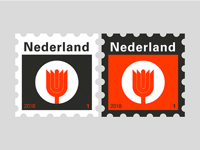 Dutch post stamps