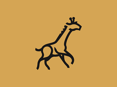 GirAppe logo animal giraffe lineart logo logodesign logotype minimalist vector