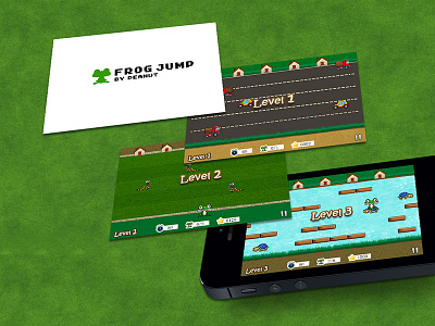 Frog Jump app game frog game ios iphone ui