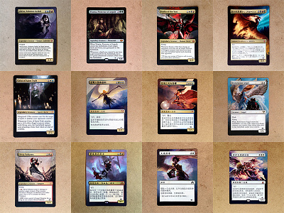 Magic MTG painted altered—EDH&Angel angel edh magic mtg mtg alrer painted