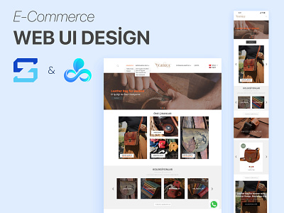 E-Commerce WEB Design branding graphic design logo ui ux uxdesigner uıdesigner uıuxdesigner