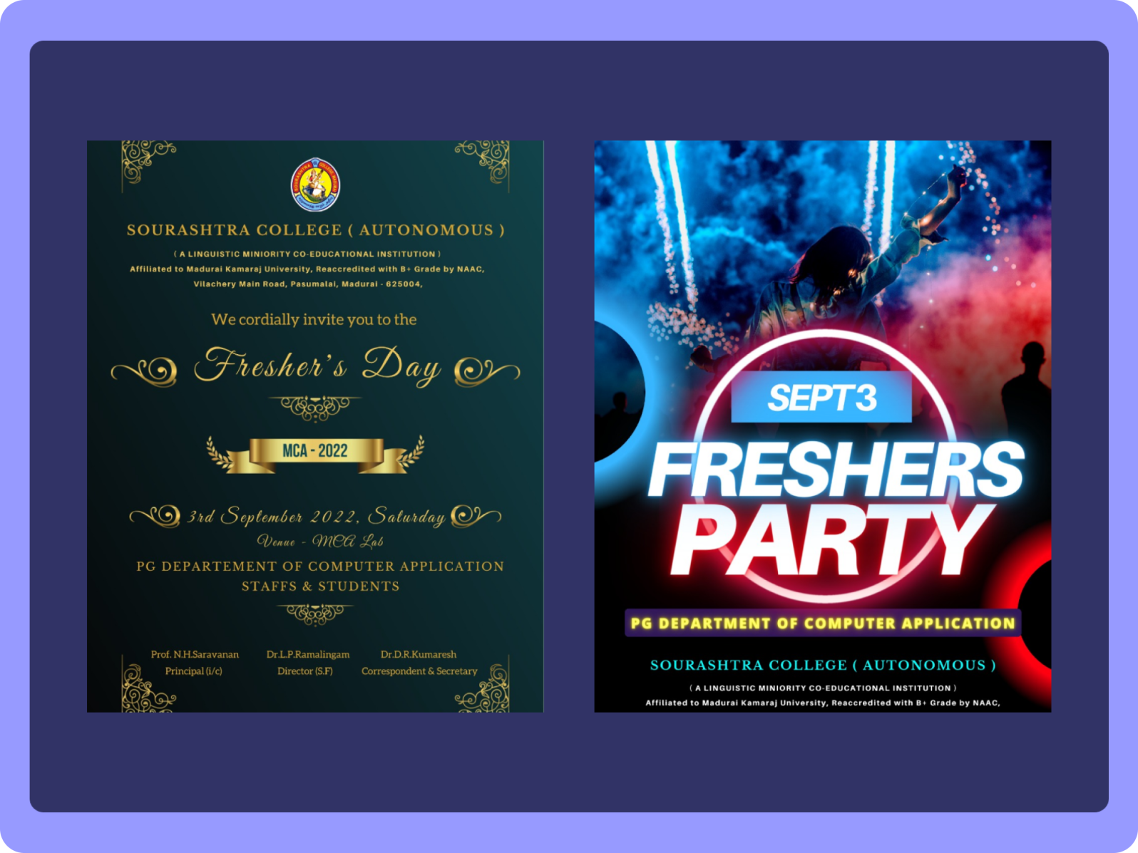 Poster and Invitation Design by Akash SB on Dribbble
