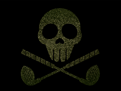 Skull And Crossed Clubs