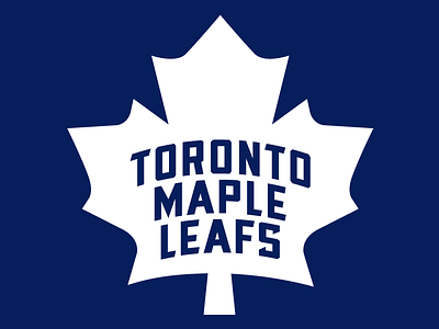 Maple Leafs concept logo v3 concept hockey logo maple leafs toronto