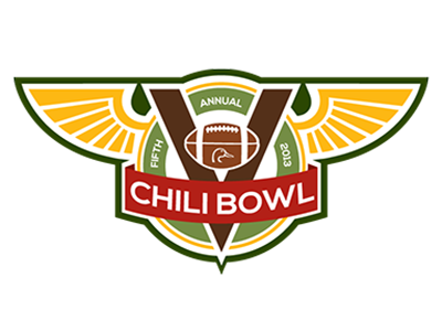 Chili Bowl V chili ducks football logo v wings