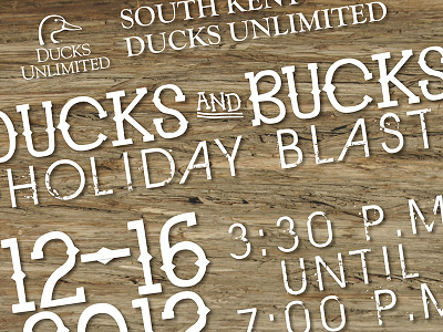 Ducks & Bucks bucks deer du ducks wood