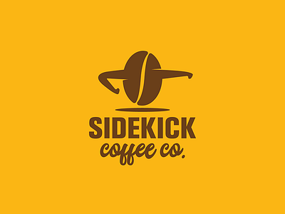 Sidekick Coffee brewed coffee coffee logo coffee shop cold creative freelance kick logo logo design monkey mark monkeymark side