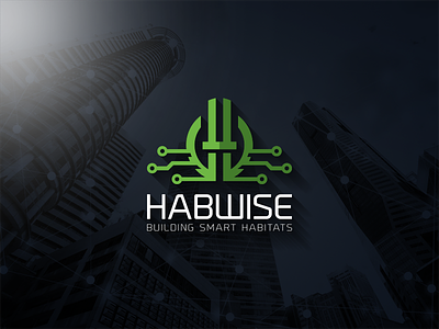 HabWise | smart habitats habitat habitat home logo logo mark monkey mark smart building smart home smart homes