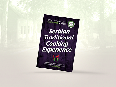 Serbian Traditional Cooking Experience | Flyer design